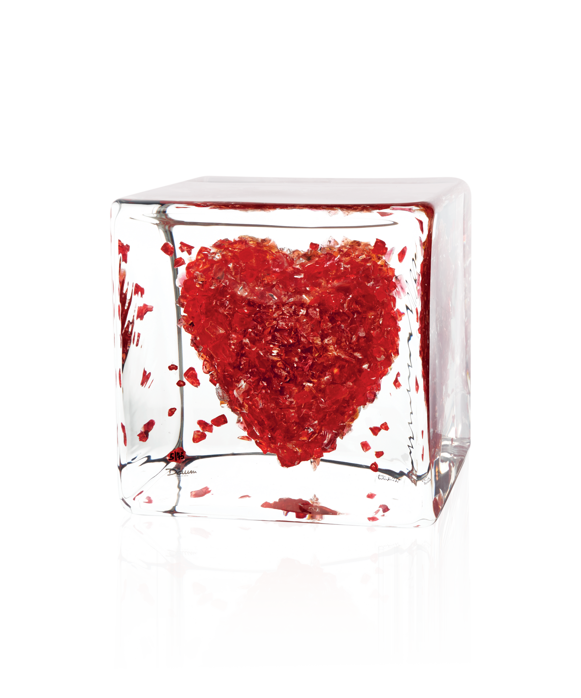 The messengers - Cœur de Richard Woleck et Jean-Francois Bollié 75ex - Daum