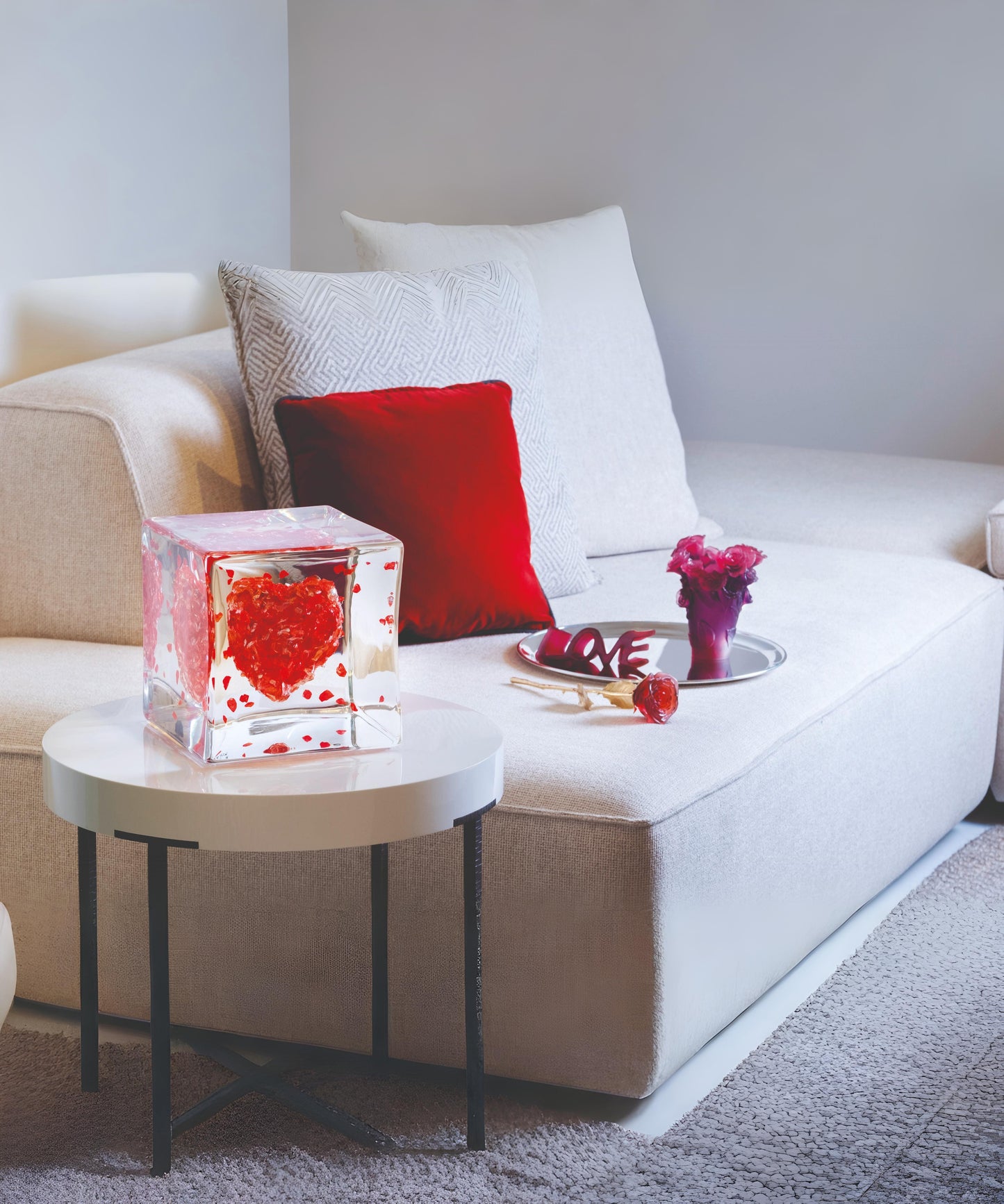 The messengers - Cœur de Richard Woleck et Jean-Francois Bollié 75ex - Daum