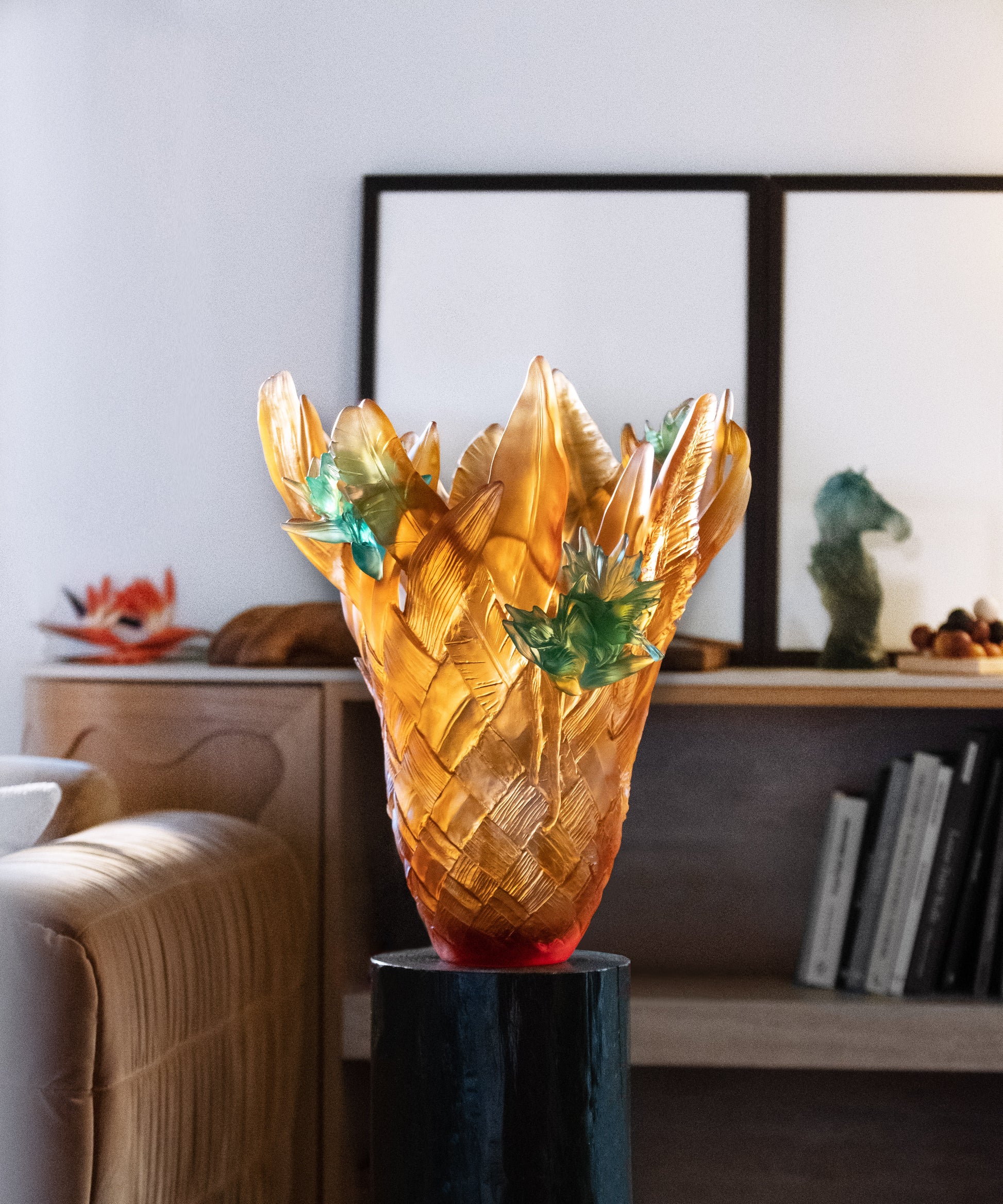 Tressage Paradis Vase magnum 99ex - Daum