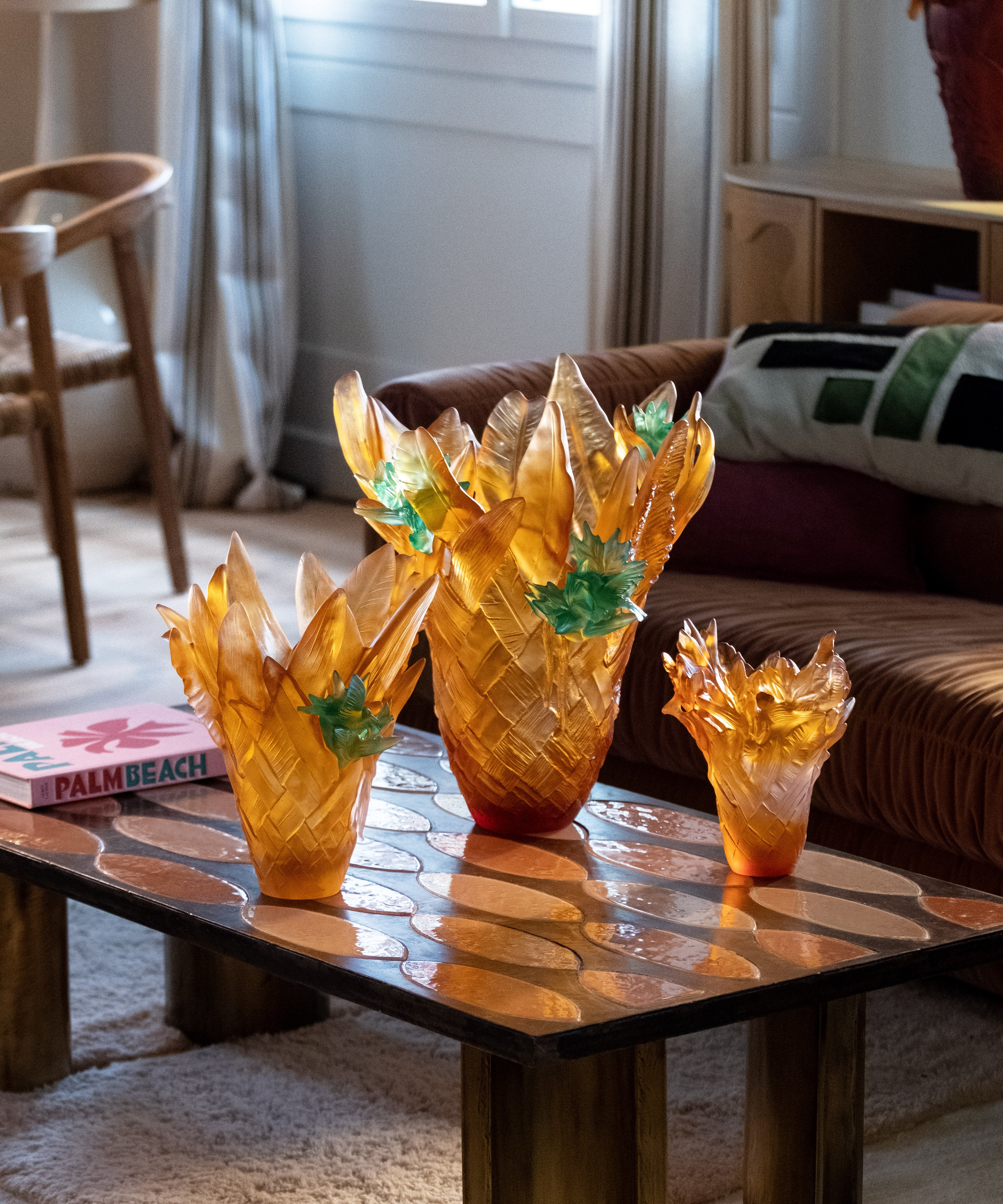 Tressage Paradis Vase moyen modèle - Daum