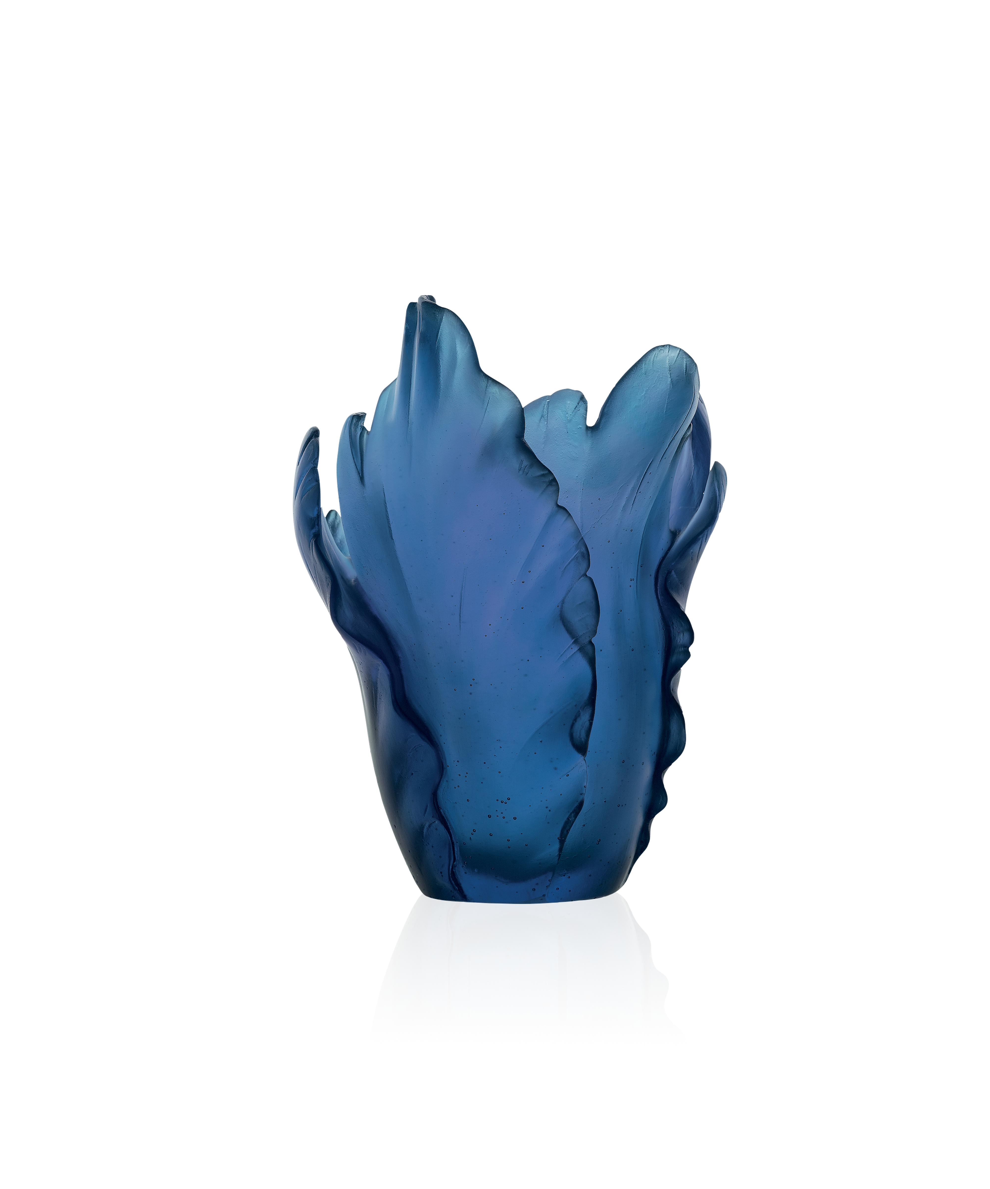 Tulipe Vase Bleu - Daum