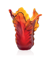 Tulipe Vase magnum Ambre foncé 50ex - Daum