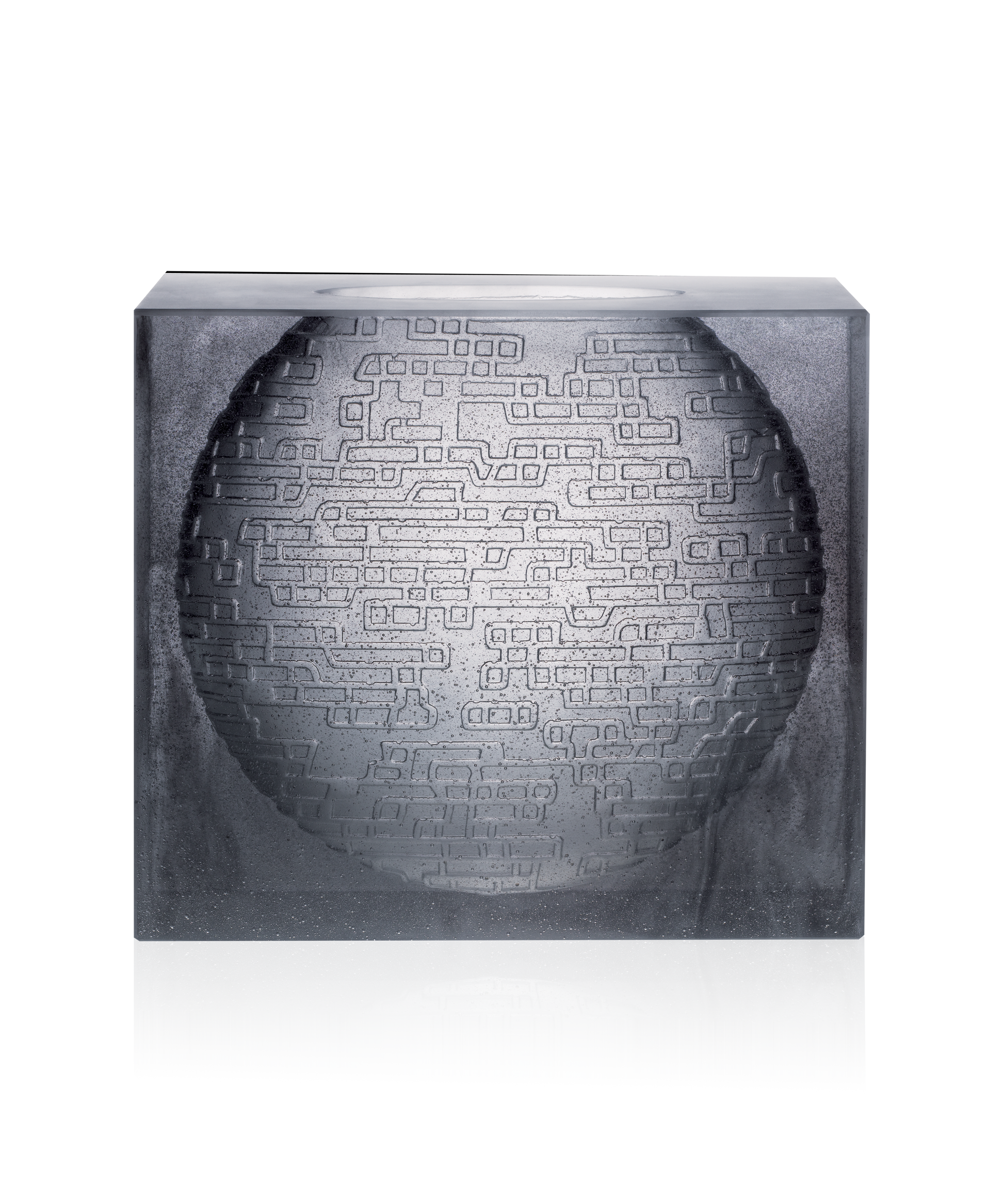 Vase Kumara Gris de Jean-Marie Massaud 125ex - Daum