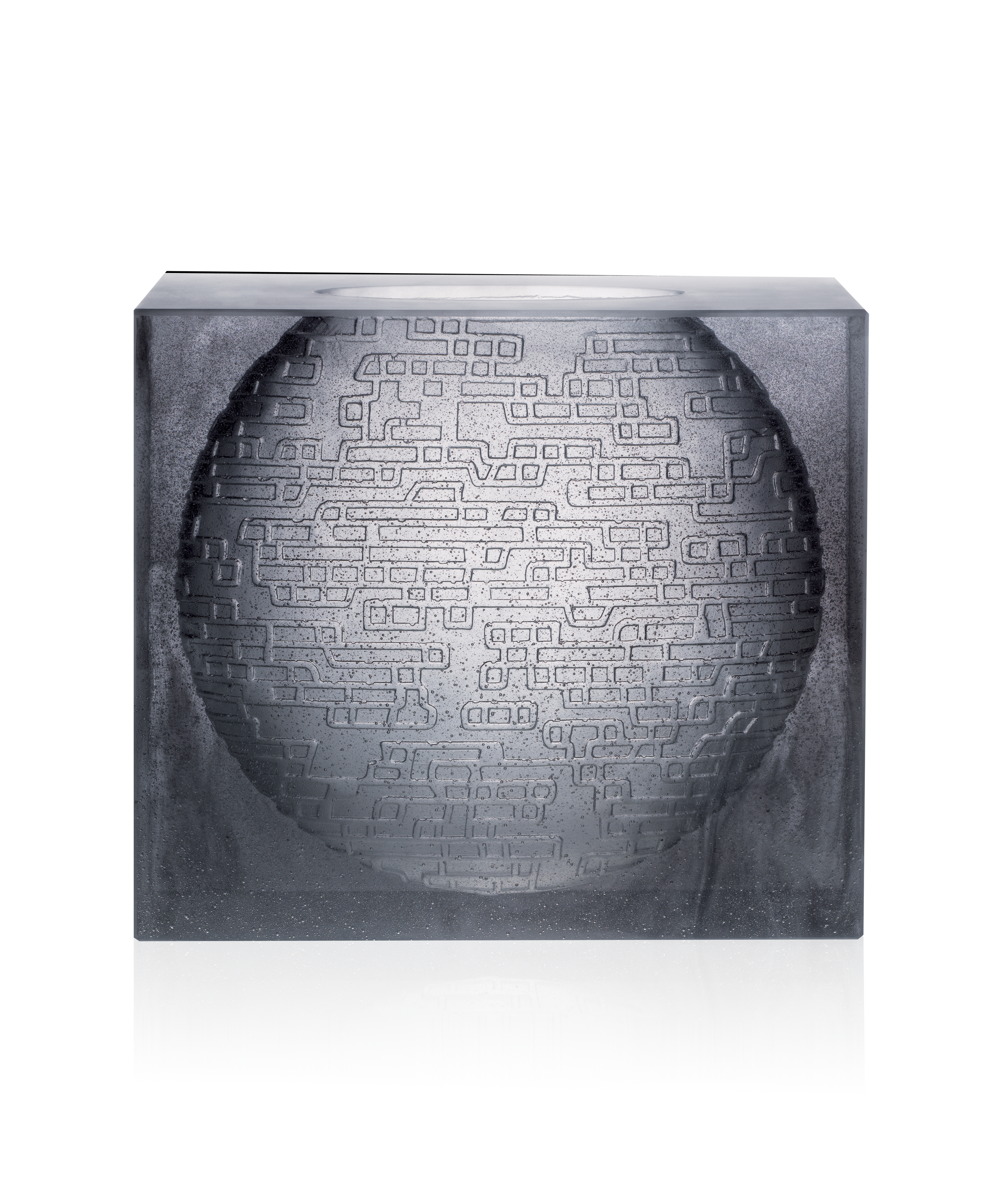 Vase Kumara Gris de Jean-Marie Massaud 125ex - Daum