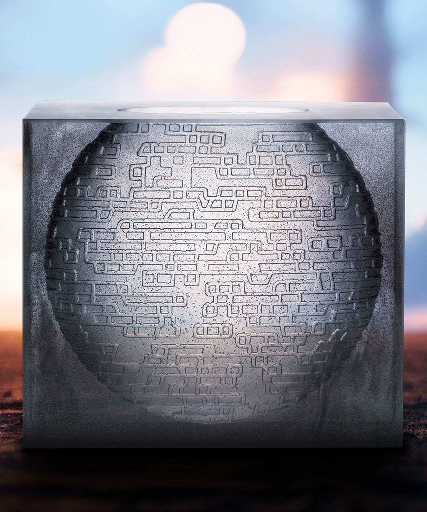 Vase Kumara Gris de Jean-Marie Massaud 125ex - Daum