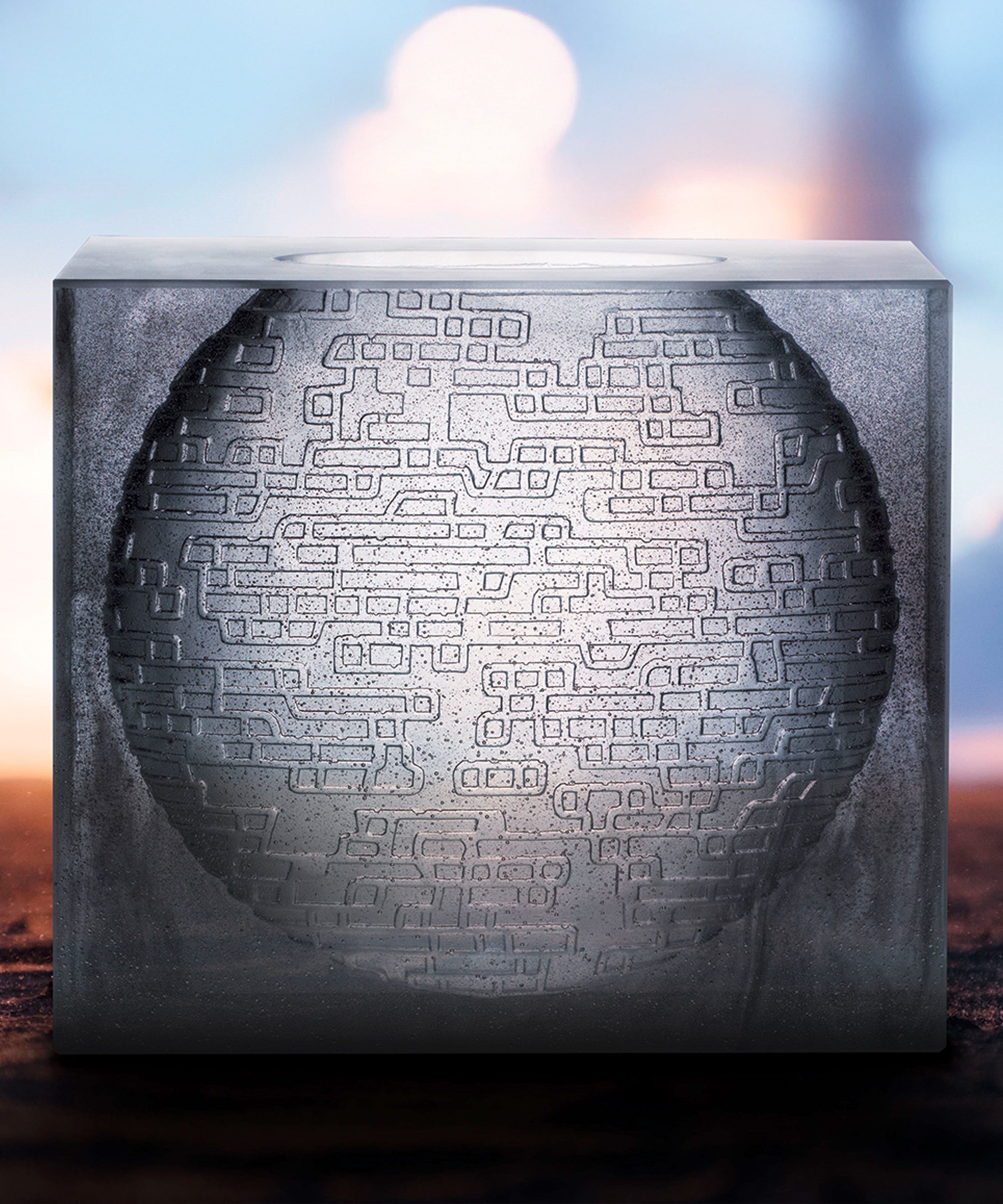 Vase Kumara Gris de Jean-Marie Massaud 125ex - Daum