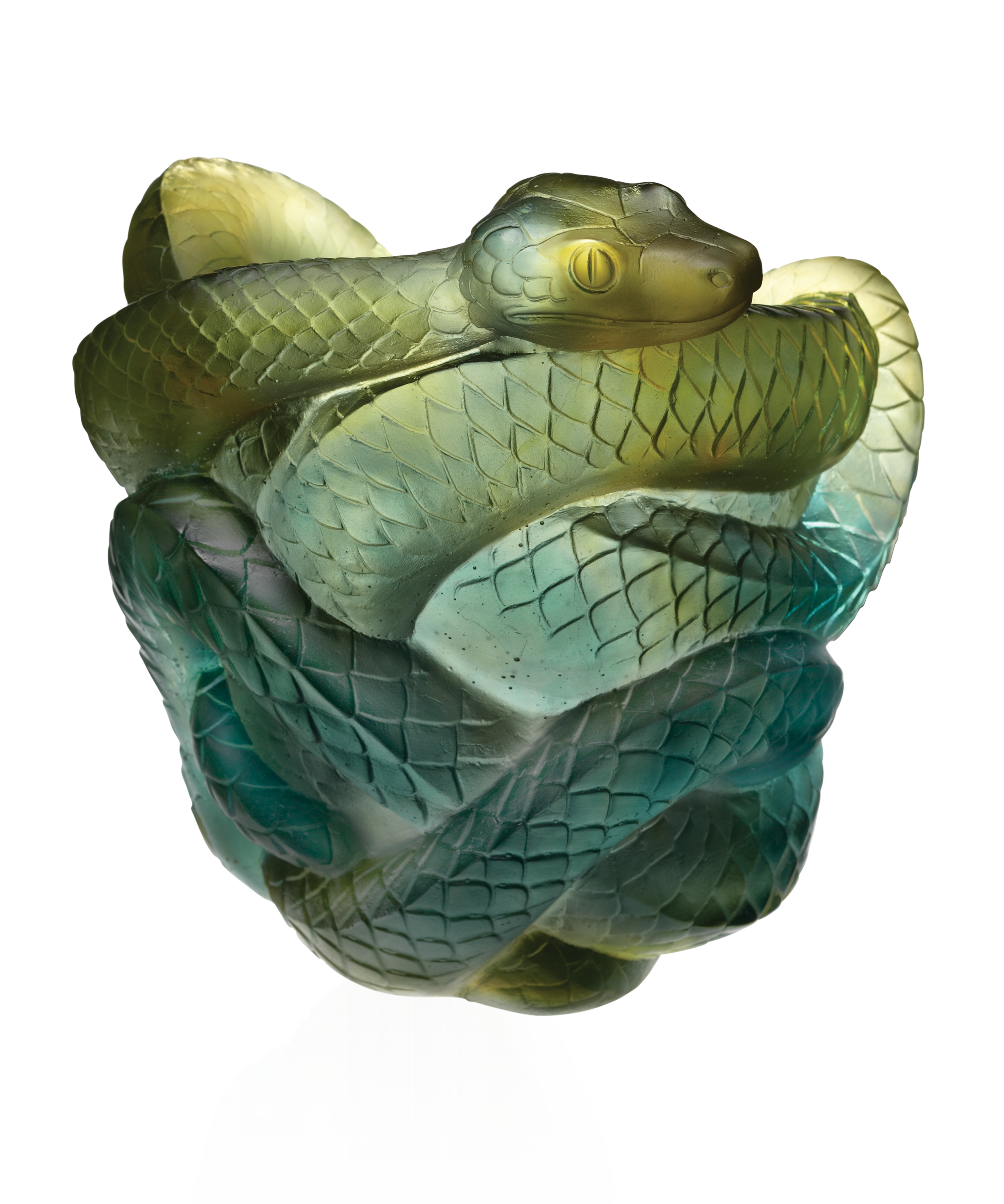 Snake vase 888ex – Daum