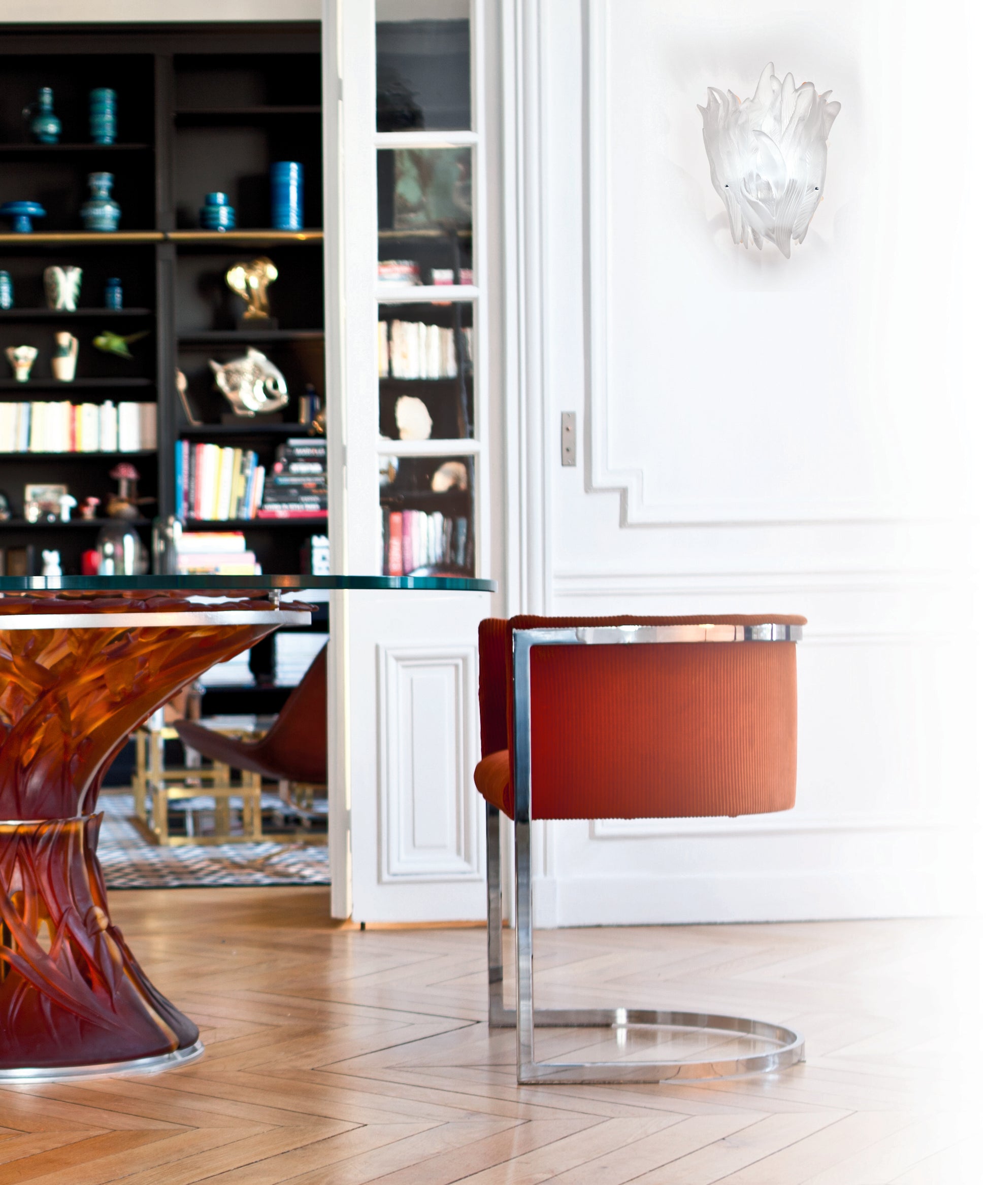 Végétale Applique Blanche - Daum