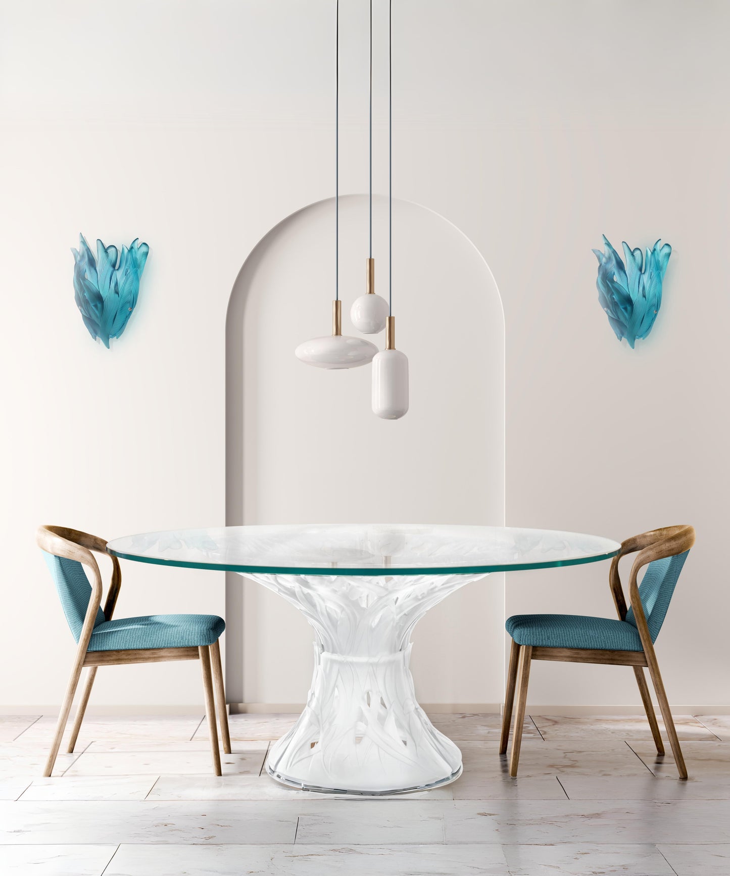 Végétale Table 6 éléments Blanche - Daum