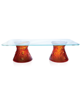 Végétale Table basse grand modèle Ambre - Daum