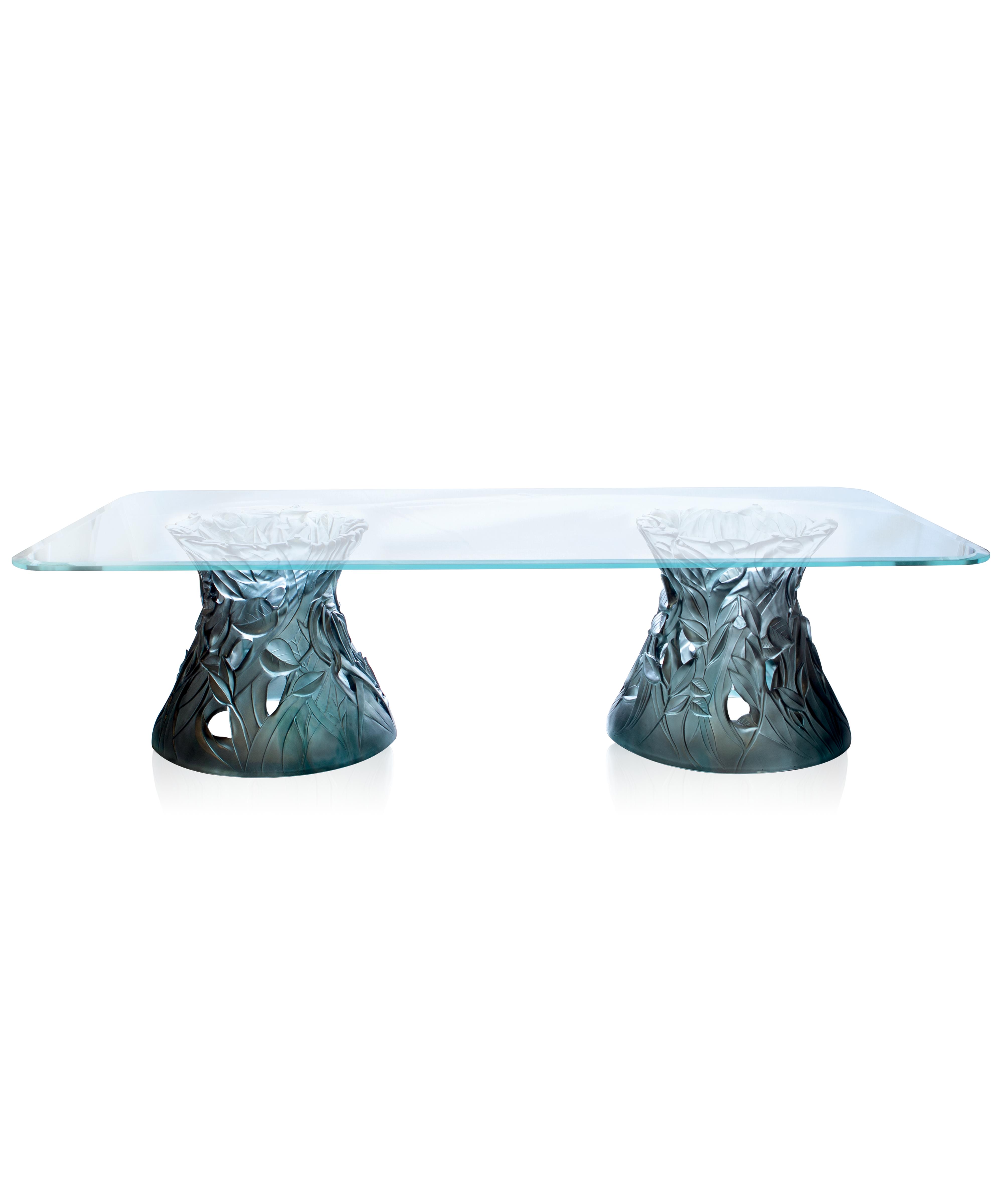 Végétale Table basse grand modèle Bleu-gris - Daum