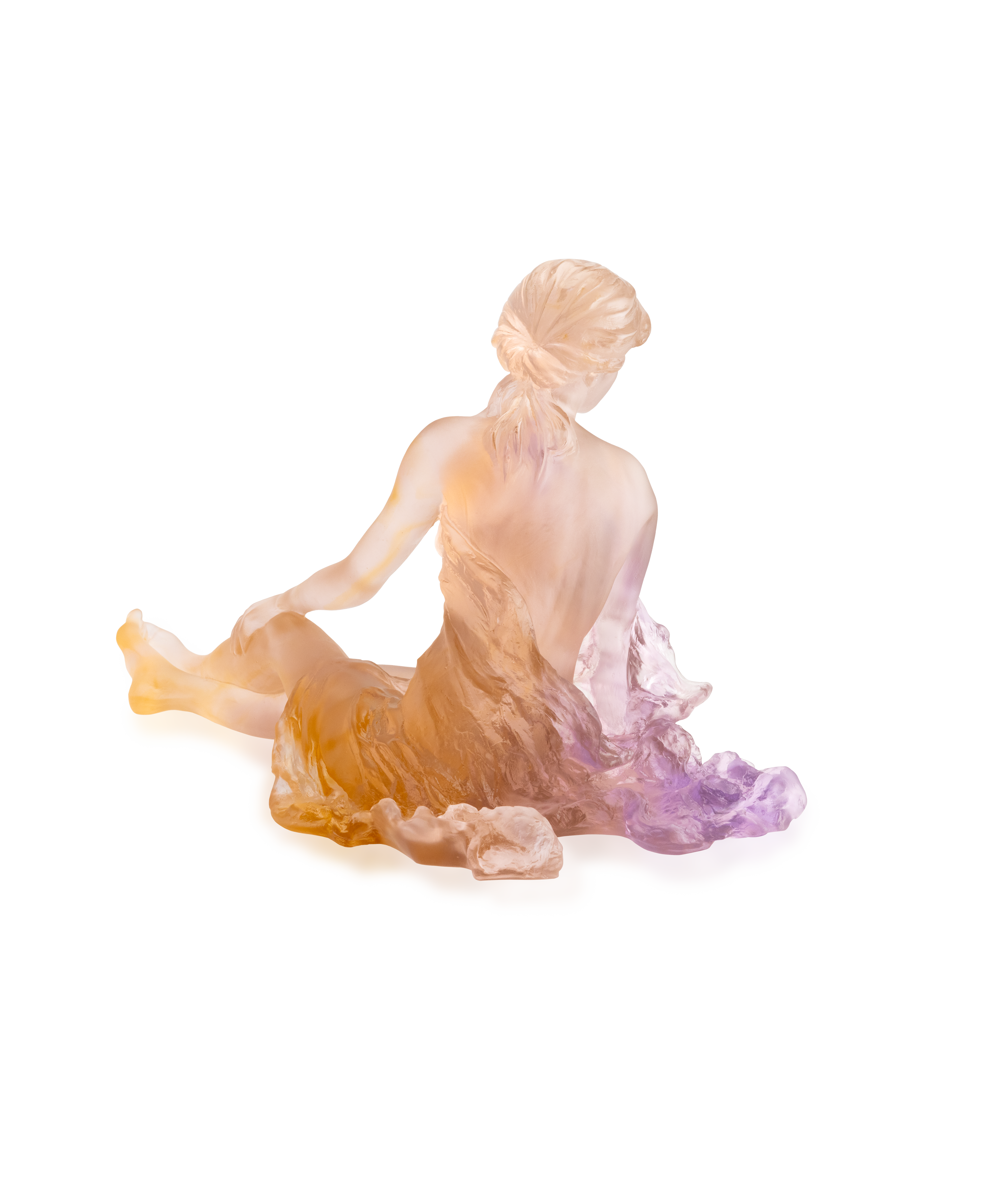 Vent Léger Ambre-rose de Luo Li Rong 75ex - Daum