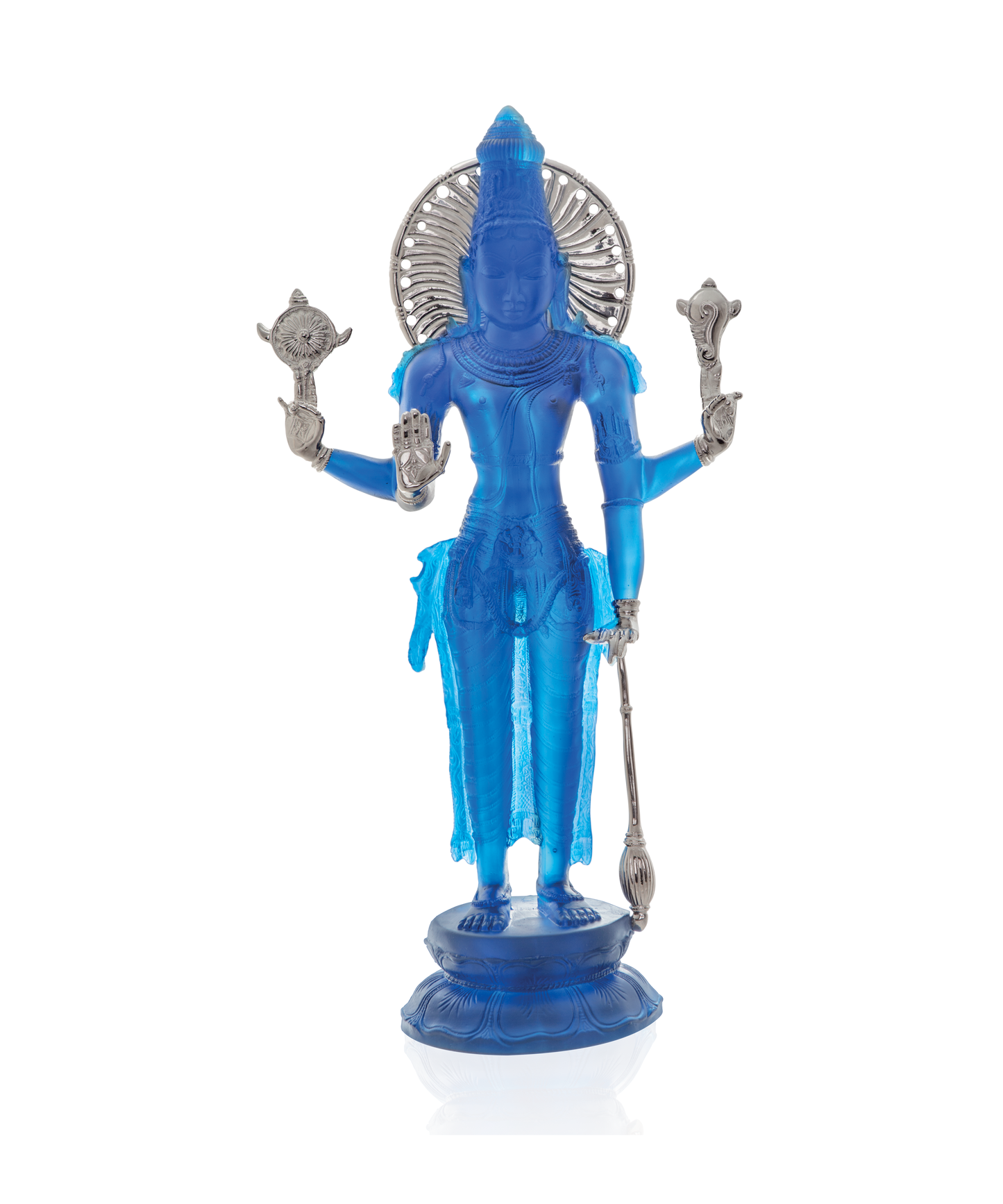 Vishnu XL 88ex en verre coloré de la marque Daum, sculpture artistique avec détails précis et finition élégante