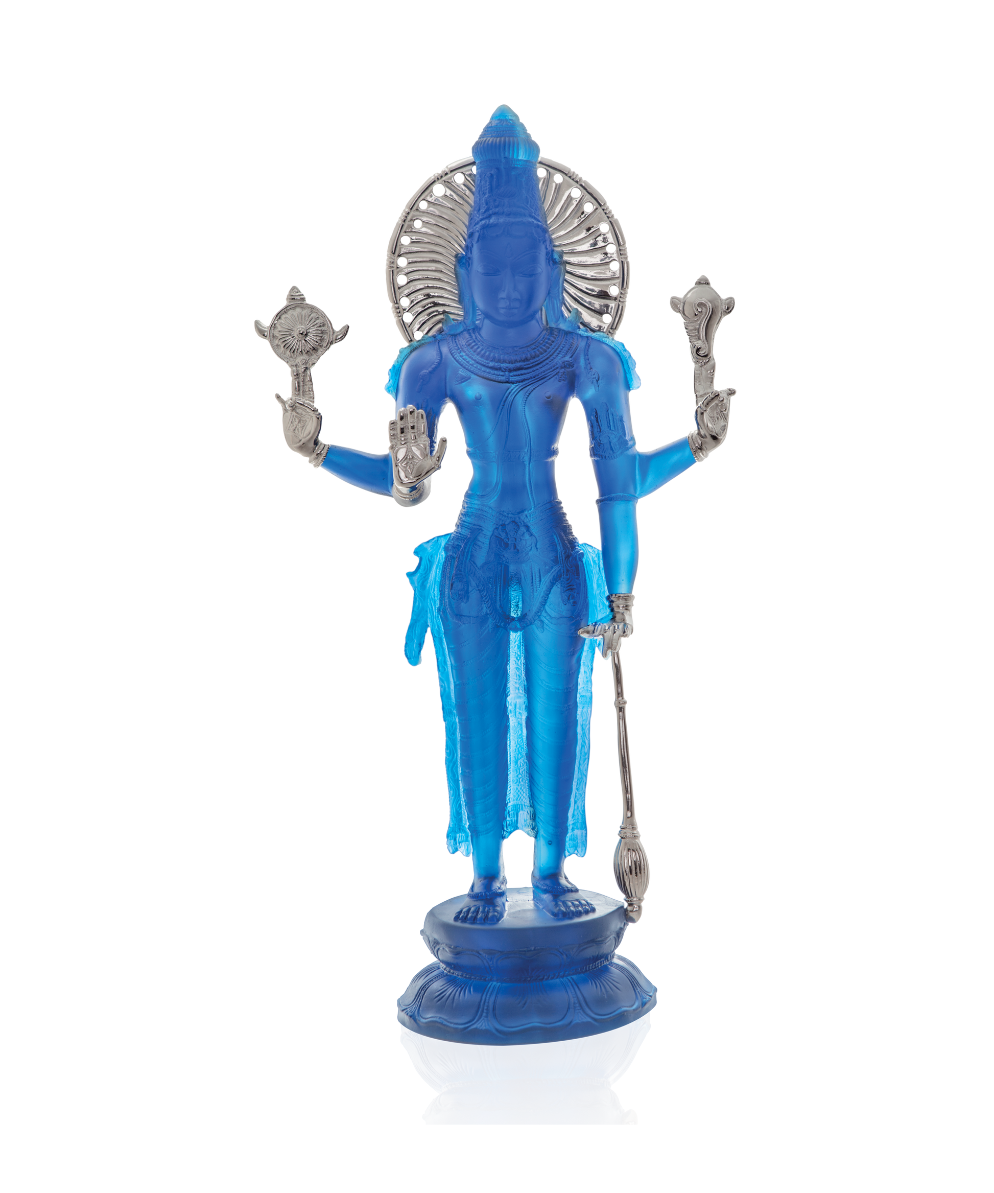 Vishnu XL 88ex en verre coloré de la marque Daum, sculpture artistique avec détails précis et finition élégante