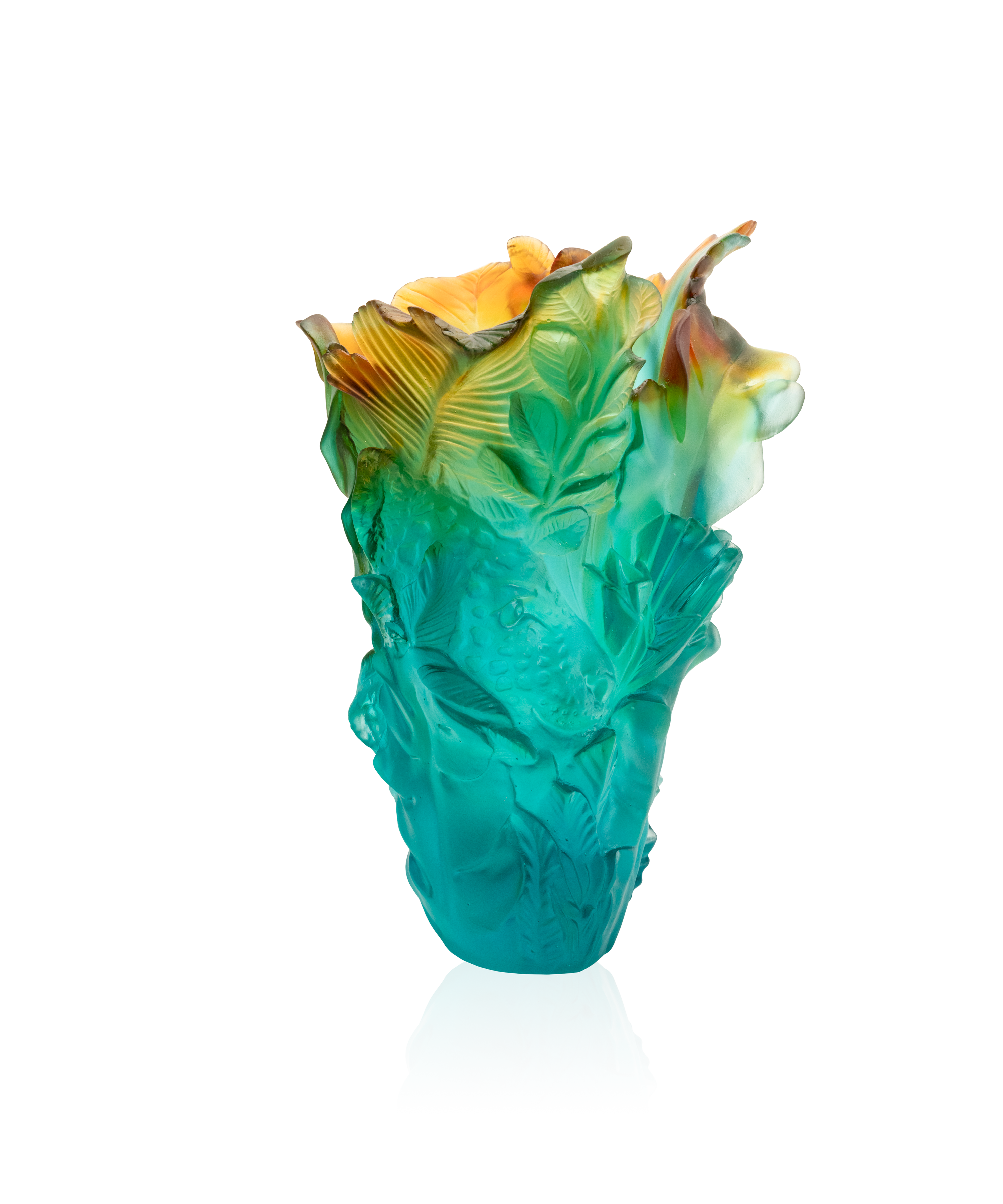 Voyage Tropical Vase grand modèle | Daum