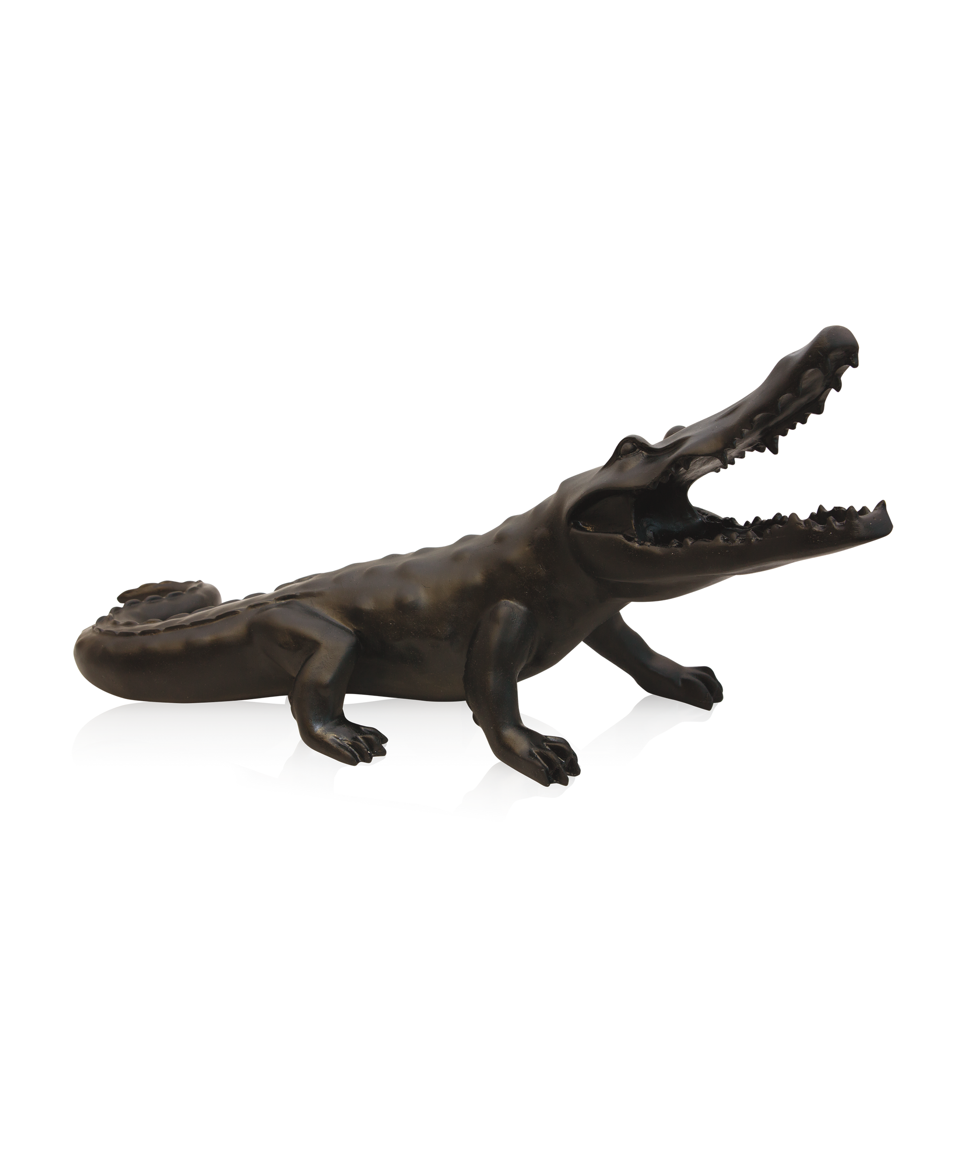 Wild Crocodile Noir de Richard Orlinski 99ex - Daum