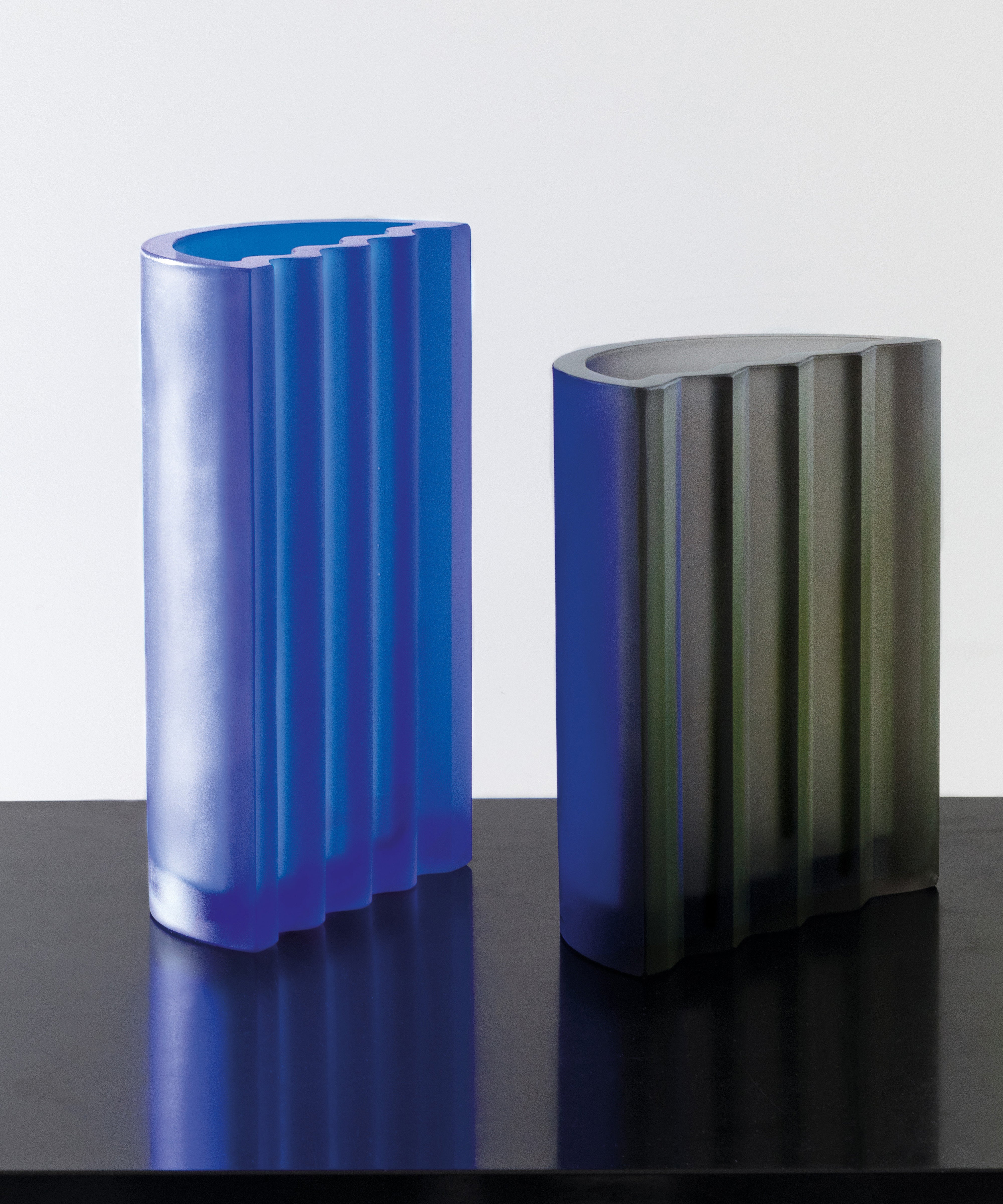 Zigzag Vase grand modèle de Victoria Wilmotte 300ex - Daum