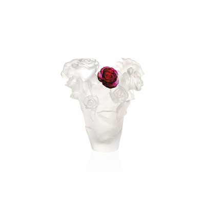White Vase & Red Flower Rose Passion – Daum Site Officiel